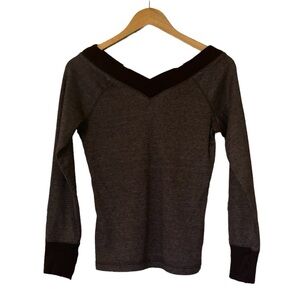 Columbia Shirt Womens Medium Long Sleeve Outdoor V Neck Casual Stretch XCQ